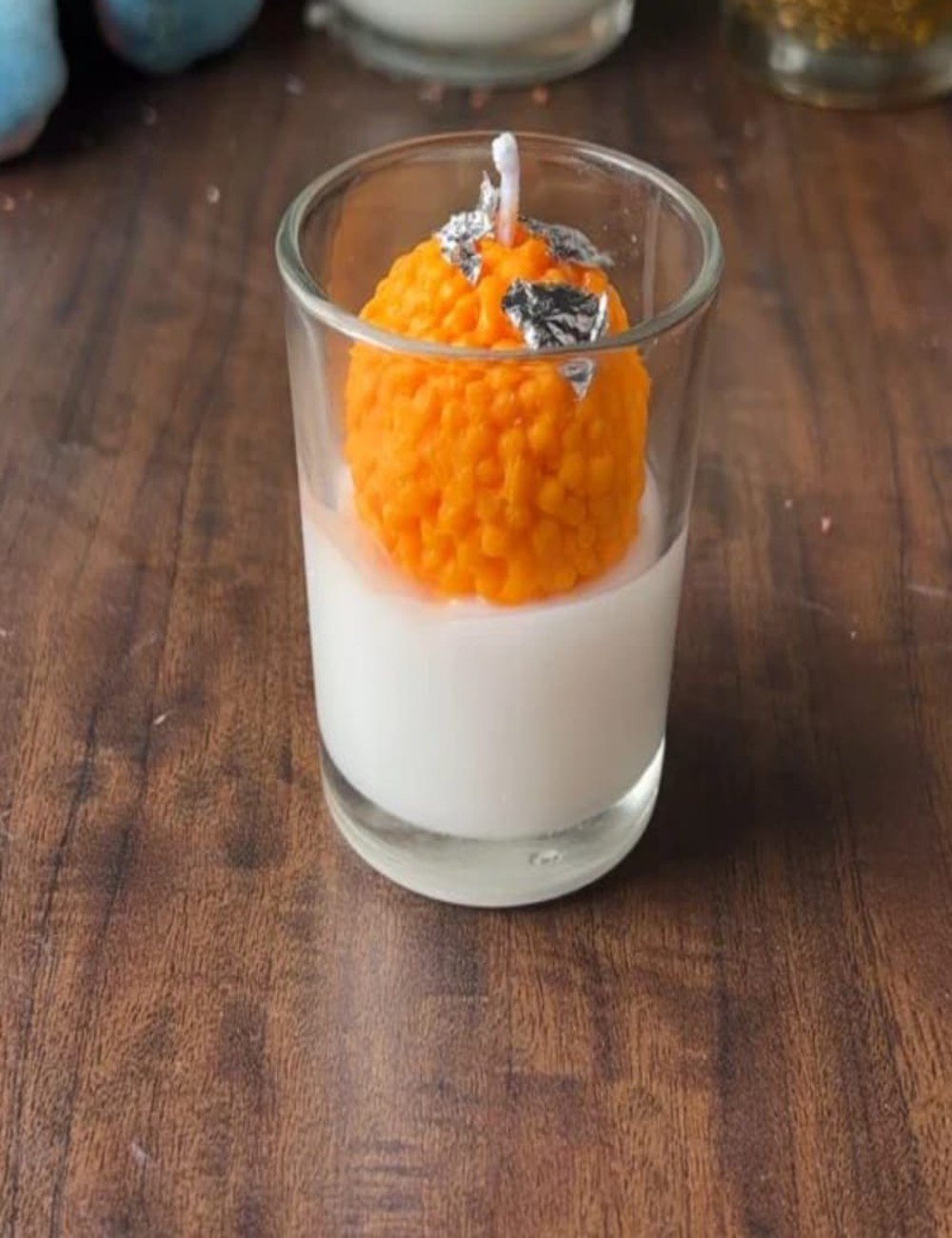 Laddu Shot Glass Candle
